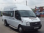 Бесплатный автобус Genser в пункт аренды автомобилей АрендаАвто-слк на Новорязанском шоссе